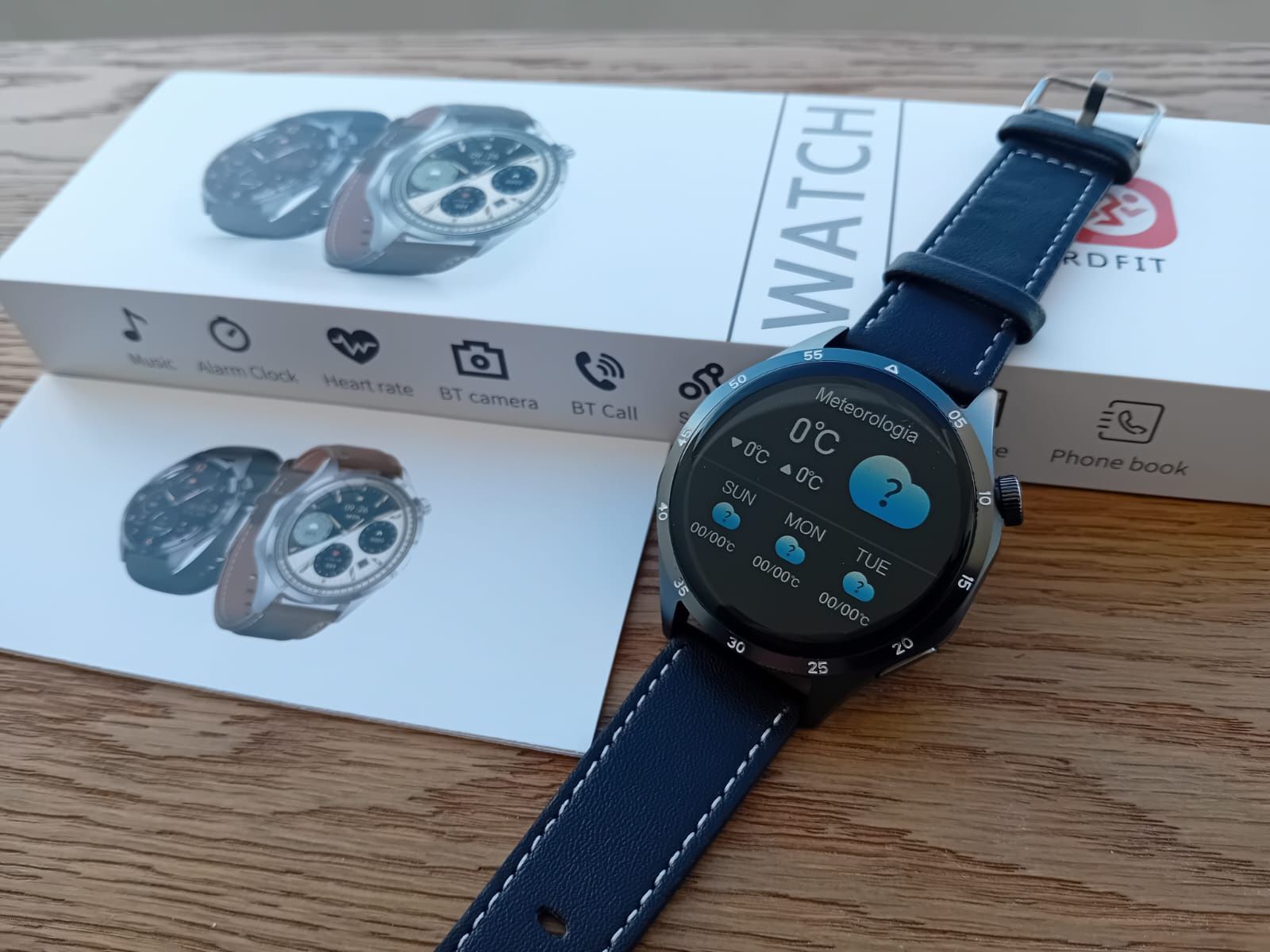 GT4 PRO PLUS Smartwatch 48mm : pele Preta