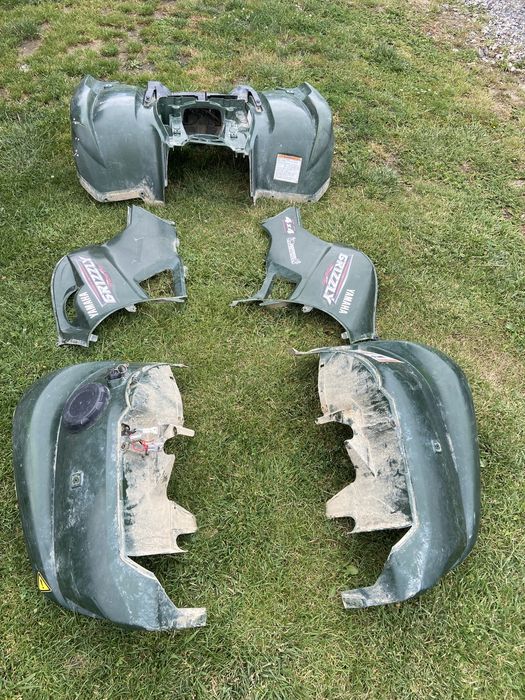 Plastiki yamaha grizzly 700 grizzly 550 owiewki błotnik boczek komplet