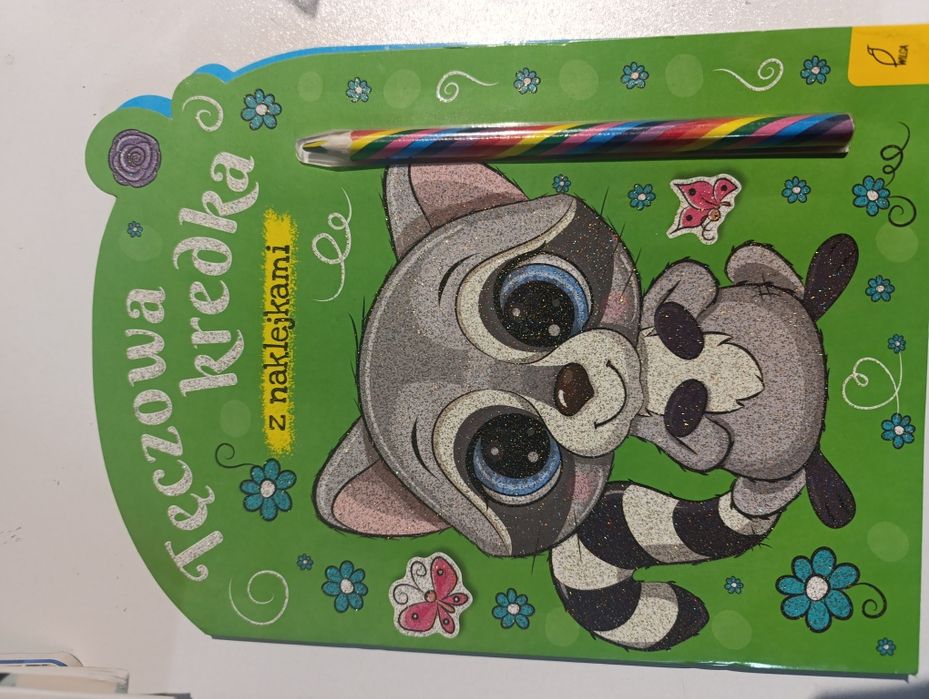 Zestaw NOWYCH świątecznych książeczek i kolorowanek dla dziecka + kred