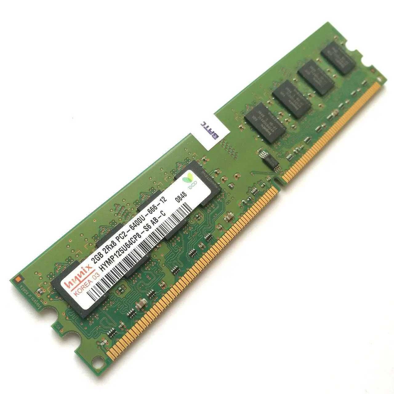 Модуль пам'яті  DDR2 Hynix 2gb 2rx8 pc2-6400u-666-12
