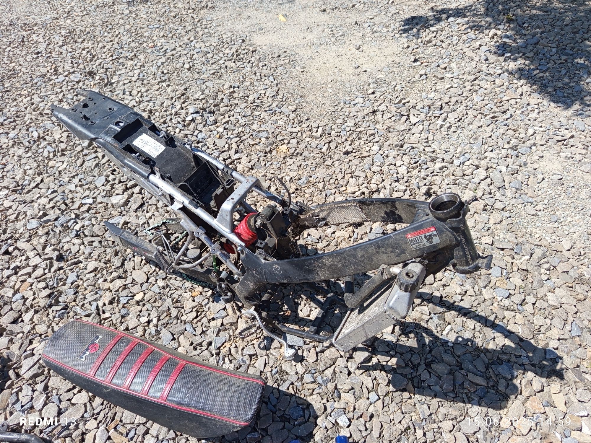 Yamaha dt 50 części senda rama kierownica siedzenie chłodnica