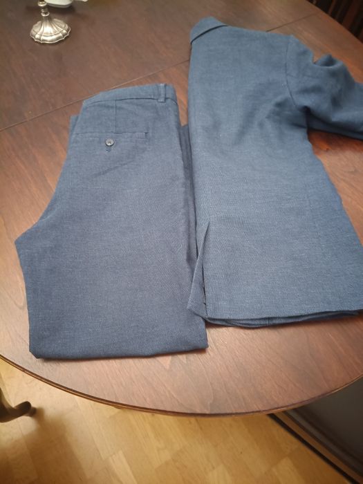 Hm garnitur chłopięcy granat 164cm