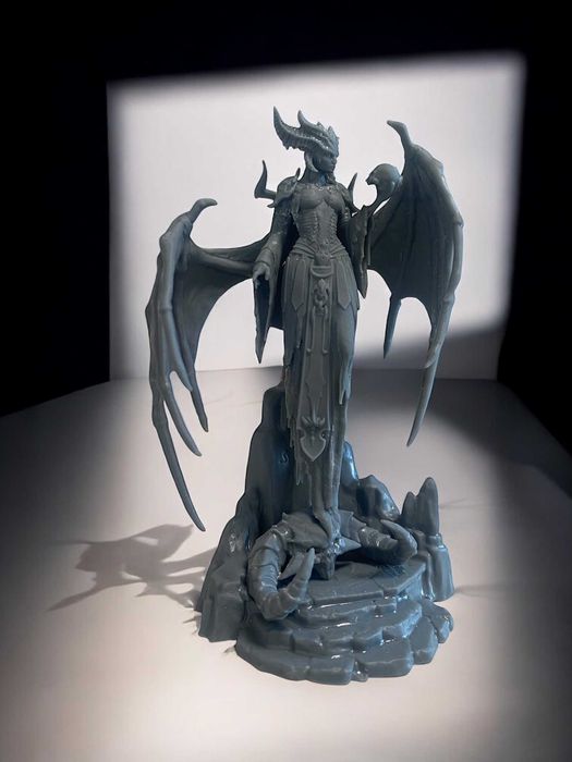 Мініатюра, Фігурка "Ліліт Diablo 4", розмір 110 мм, високоякісний друк