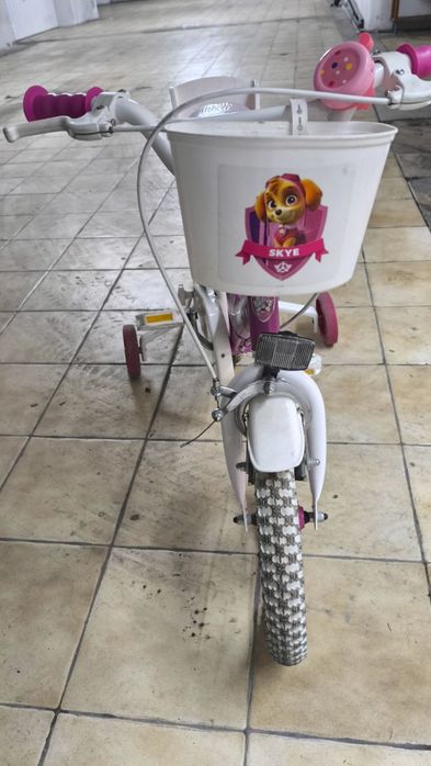 bicicleta criança patrulha pata  sky
