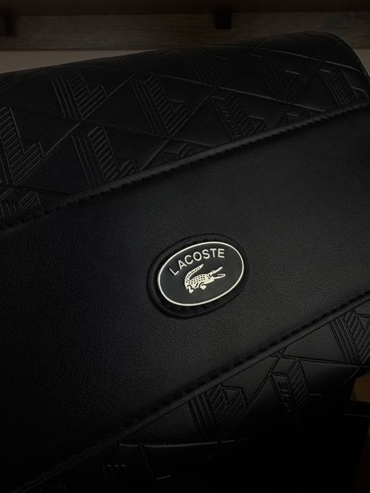мужская сумка lacoste оригінал чоловіча сумка з шкіри з США USA