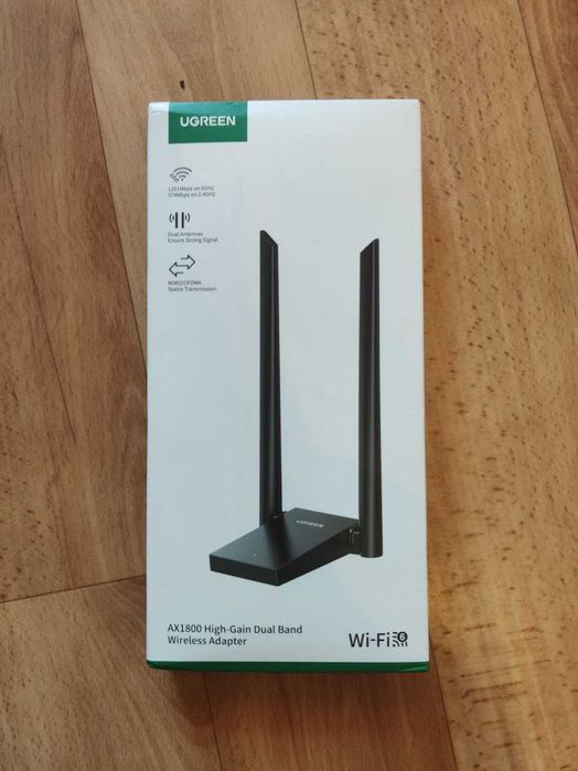 Wi-Fi Адаптер UGREEN AX1800 CM495 Wi-Fi6 5G & 2.4G