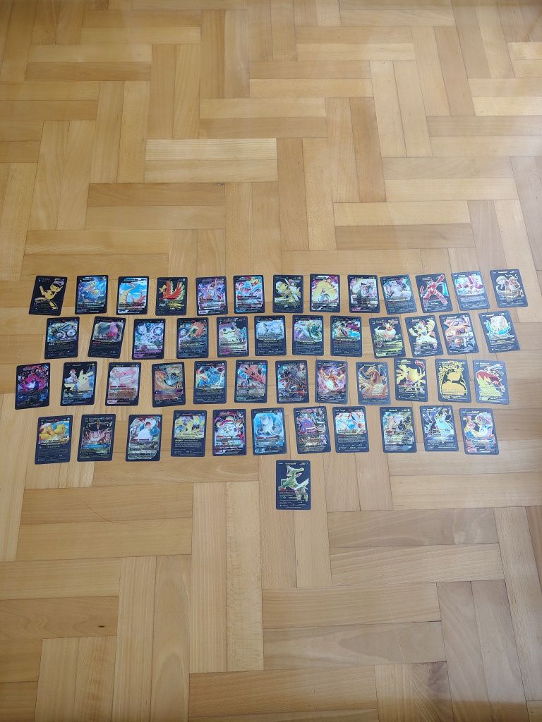 Czarne i srebrne karty pokèmon