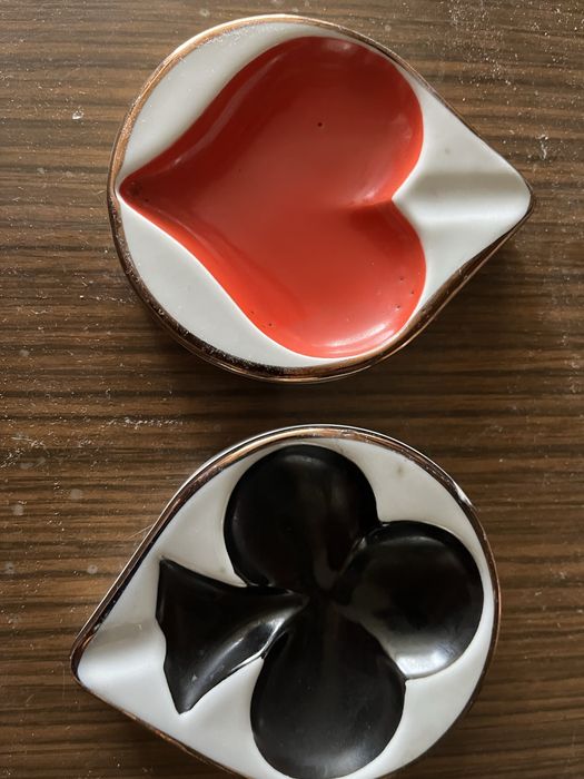 Popielniczki - PRL- porcelana antyk