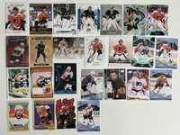 Philadelphia Flyers karty nhl hokejowe upper deck, metal, mvp, opc,