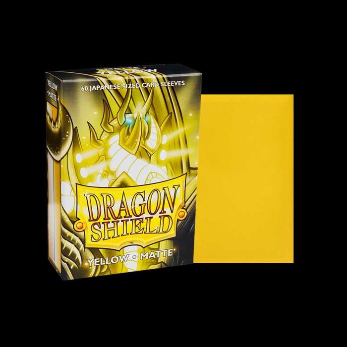 Protektory Dragon Shield Small Matowe Żółte 60 szt