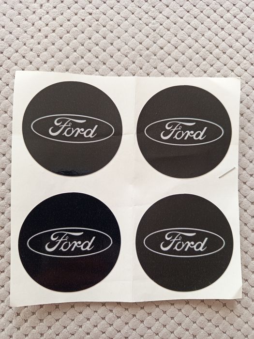 Naklejki na kołpaki Ford komplet