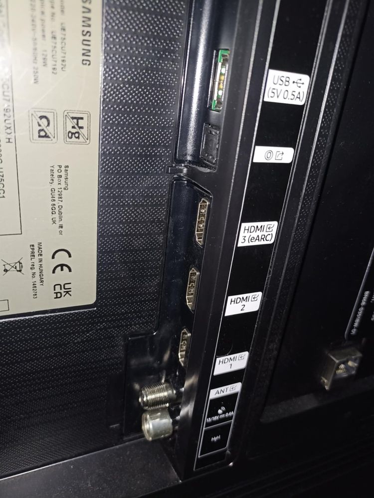 Telewizor Samsung Uszkodzony