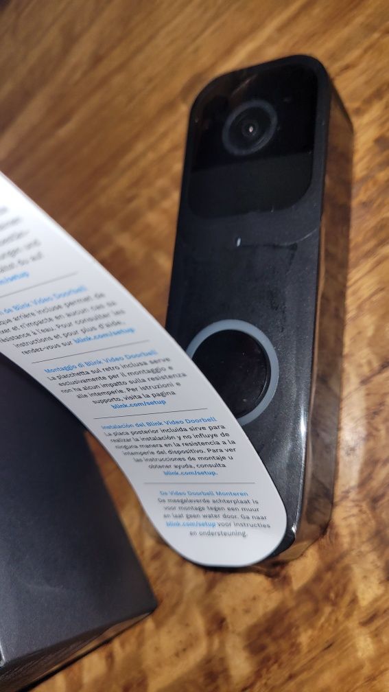 Campainha Inteligente Blink Video Doorbell (Alexa)