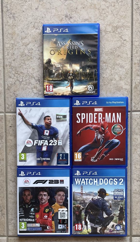 Pack 5 Jogos PS4