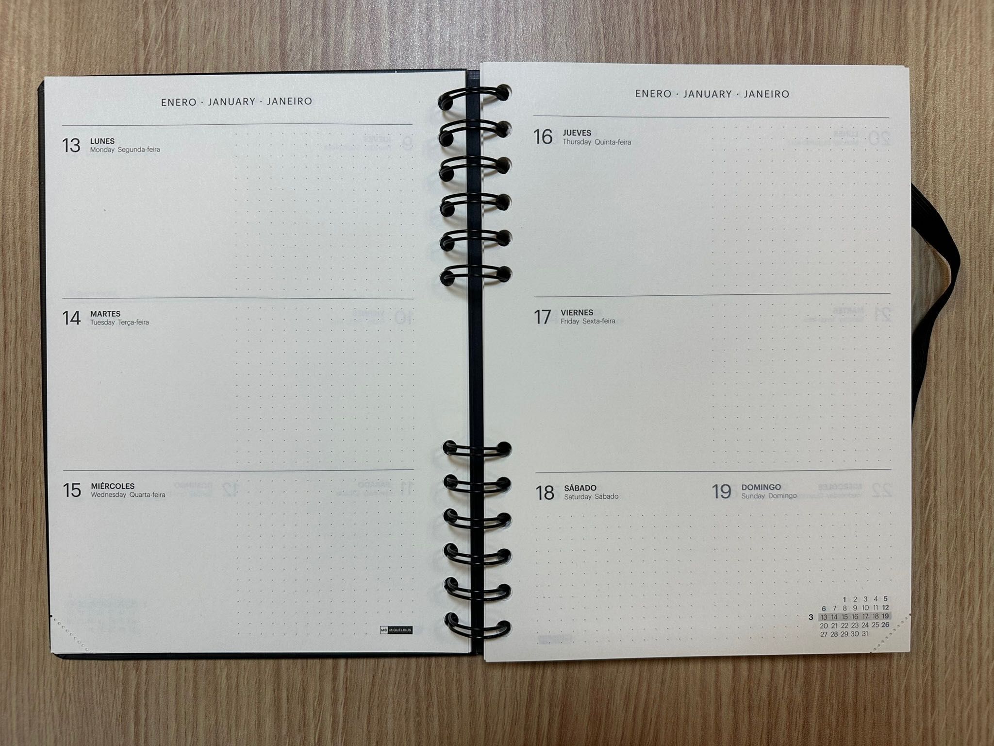 Agenda Semanal nova 2025 Miquelrius
