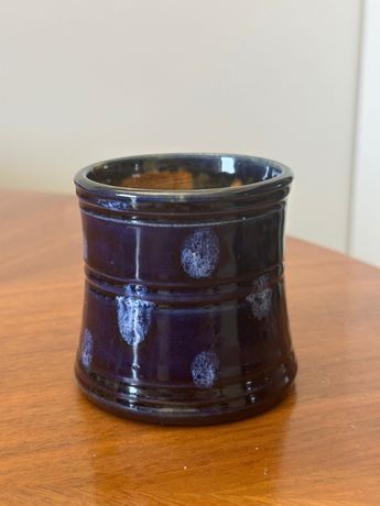 Kubek ceramiczny kobaltowy