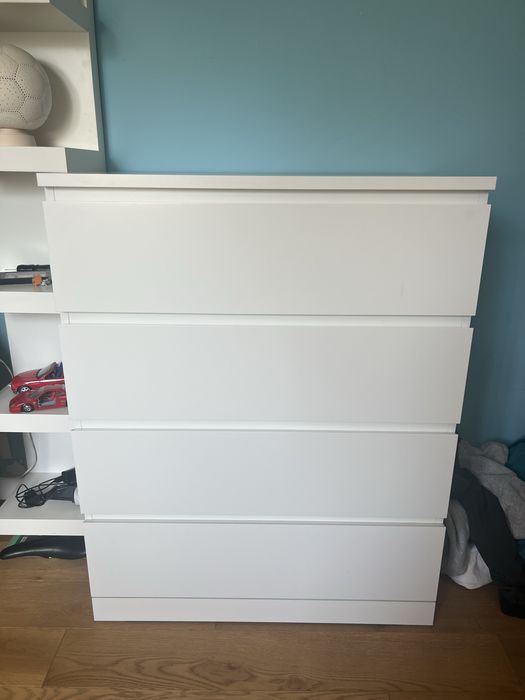 komoda ikea malm biała