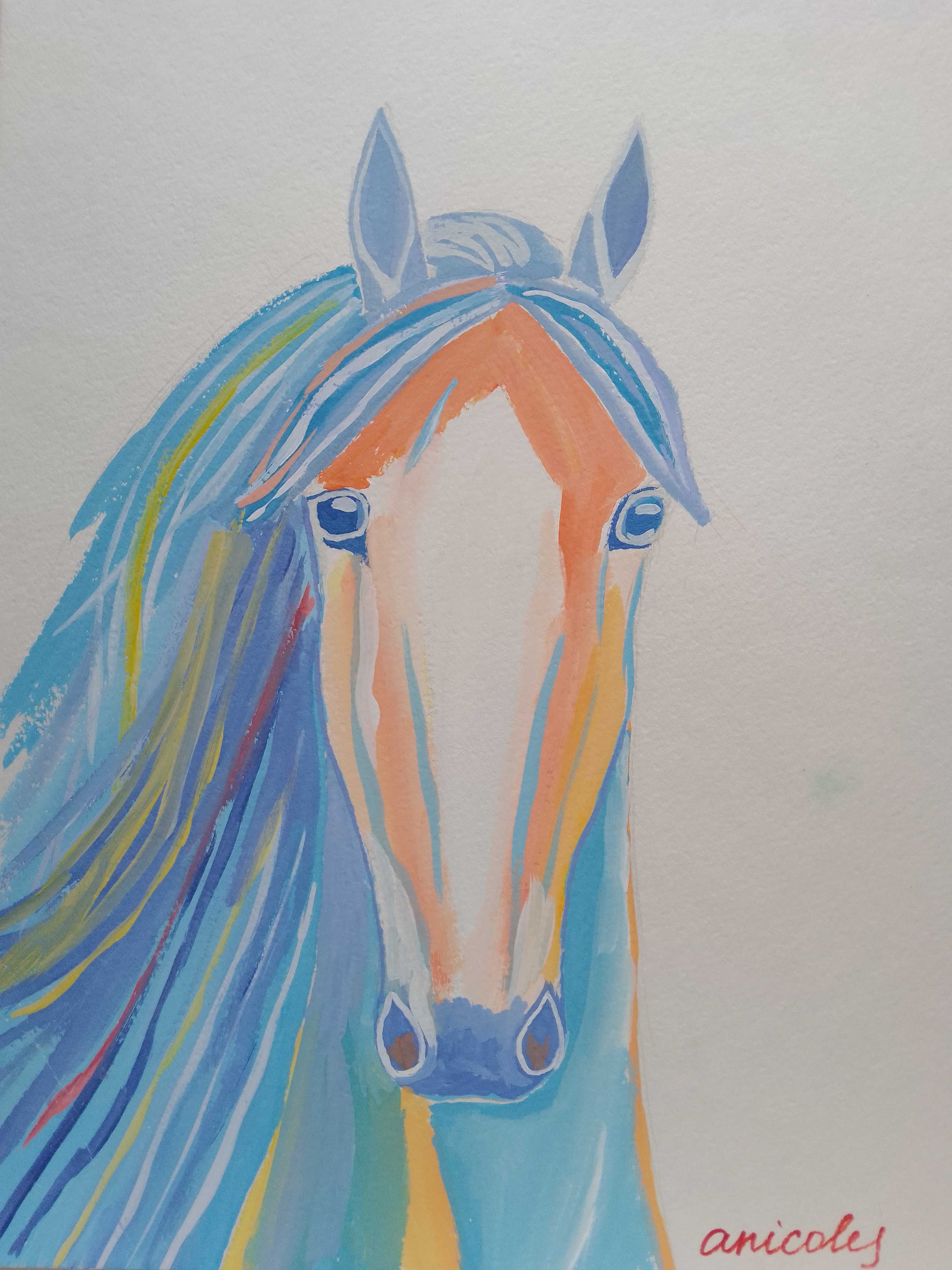 картина Лошадь конь анималистика животные