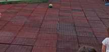 Piso parque infantil, tartan