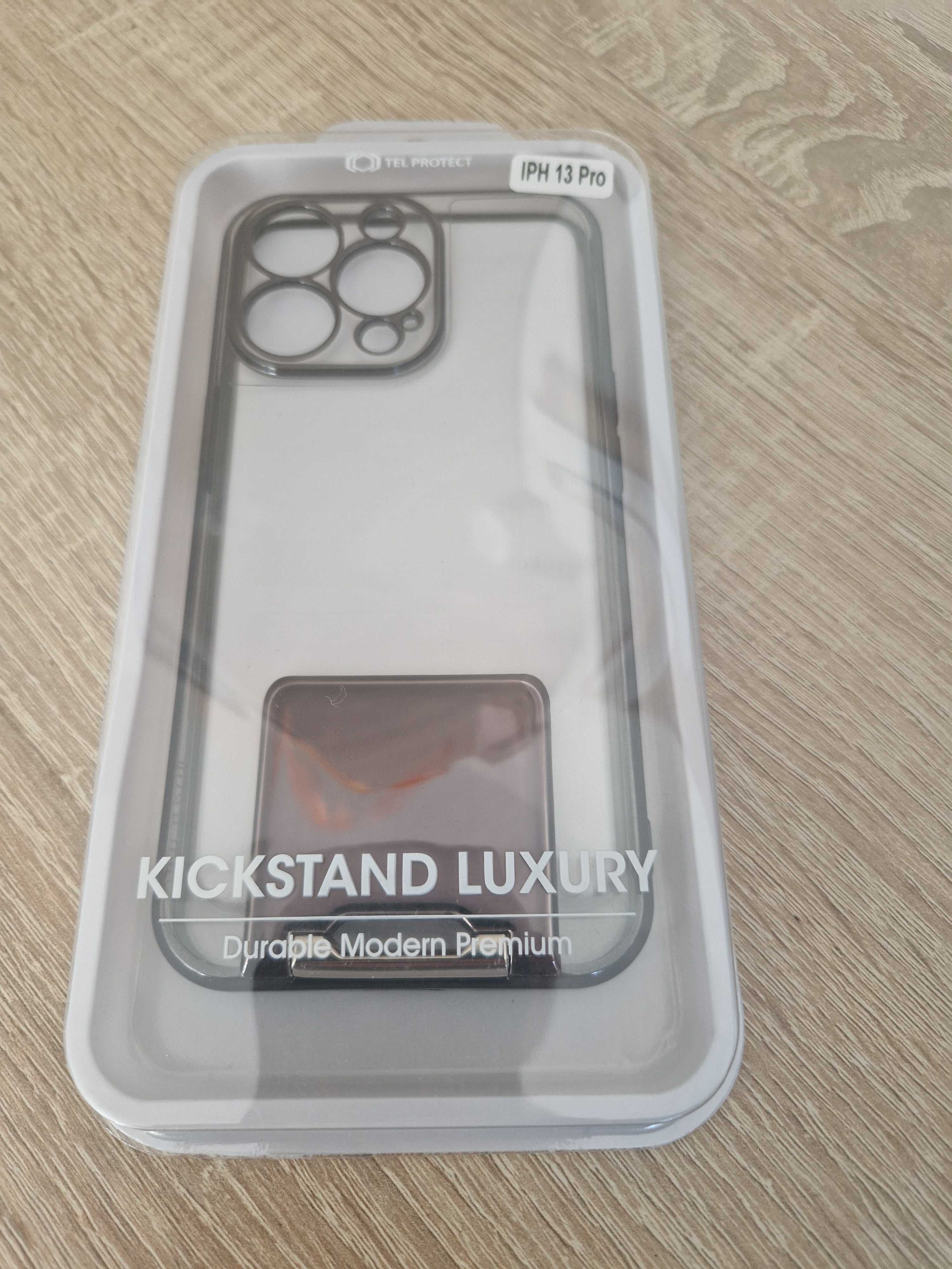 Etui Tel Protect Kickstand Luxury Case do Iphone 13 Pro Czarny