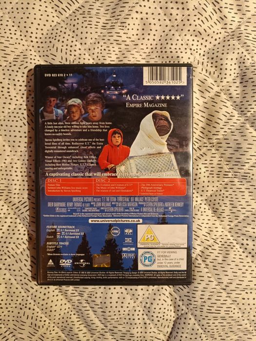 DVD do filme "ET - O Extraterrestre" (Ed. Especial) (portes grátis)