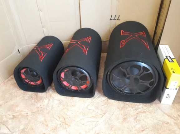 Активний Сабвуфер у машину Автомобільний самбуфер бочка у машину Саб.