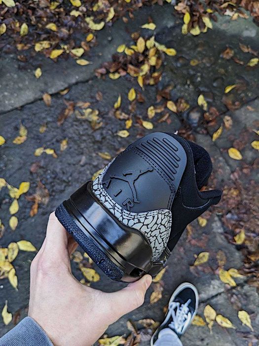 Мужские кроссовки Nike Jordan 3 "Black Cat Luxe" Размеры 40-45