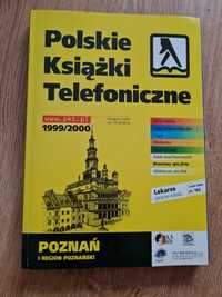polskie ksiazki telefoniczne zolta pkt Poznan 1999/2000 Stan idealny