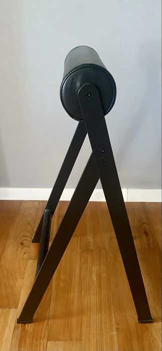 IKEA stołek kreślarski krzesło skóra SPANST