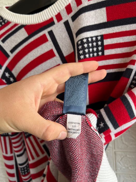Светр Tommy Hilfiger Flag USA мультілого флаг США рМ-Л