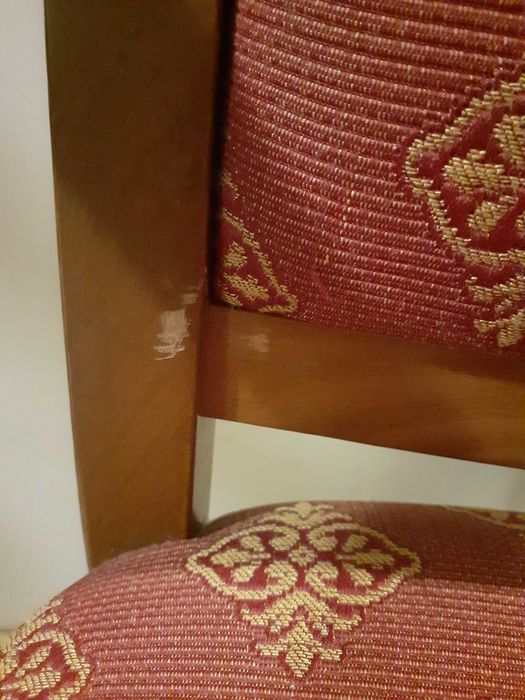 Krzesło bukowe tapicerowane