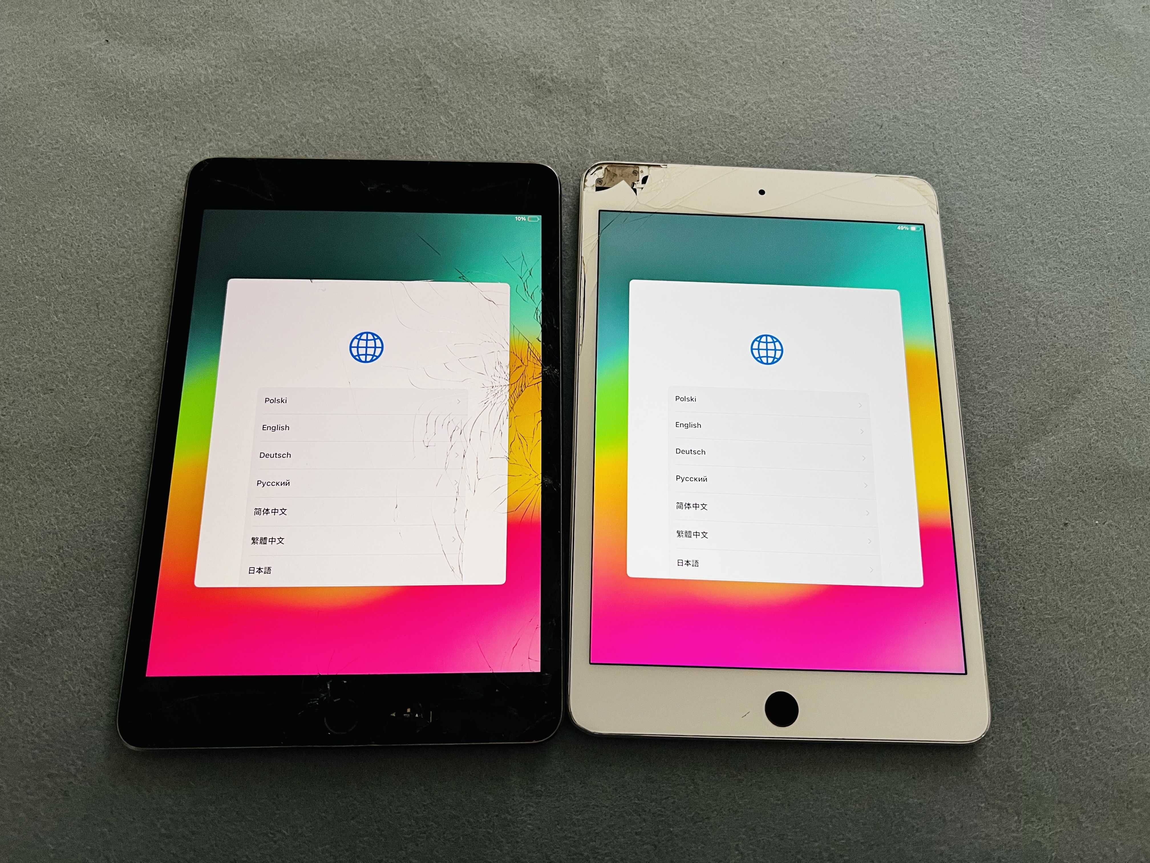 iPad Mini 5 64GB wifi szary i biały iCloud na części