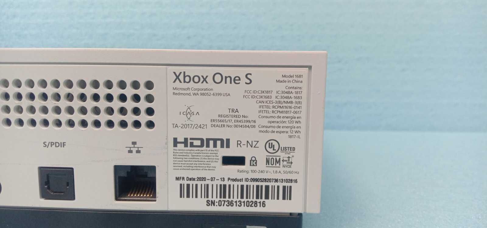 Игровая приставка XBOX ONE S 1TB WHITE