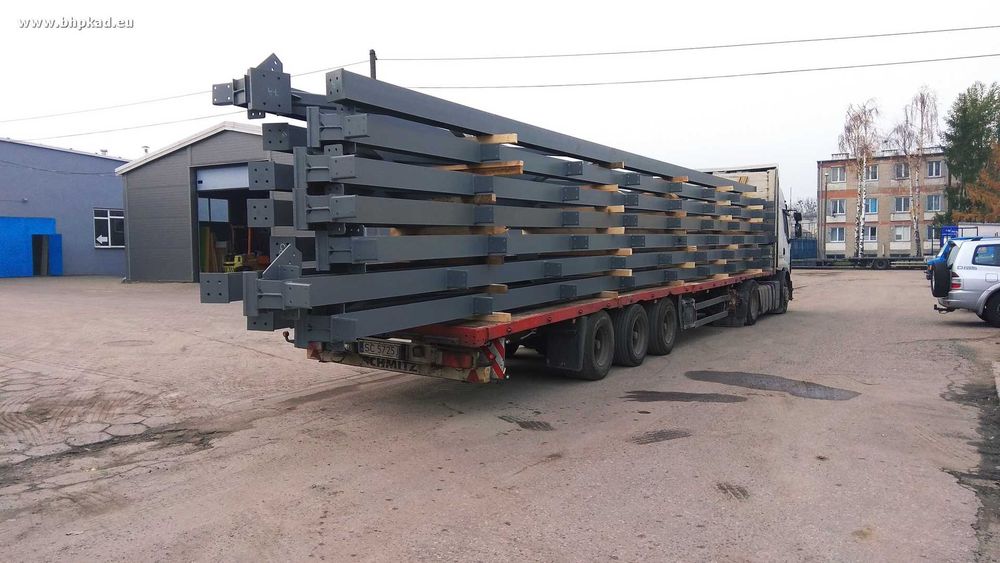 Konstrukcja stalowa. Obora. 28x44x4,5m. Producent. BHP KAD. Bartoszyce