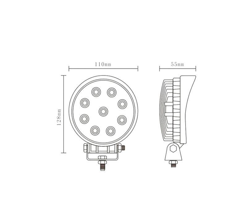 FOCO LED 42W PARA AUTOMÓVEL CAMIÃO OU MOTO