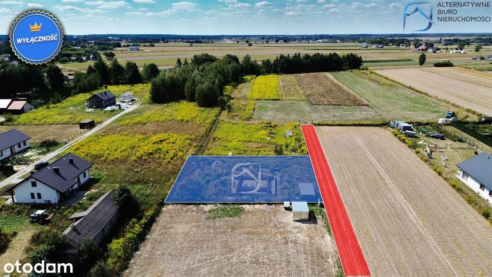 Działka z rozpoczętą budową domu jednorodzinnego