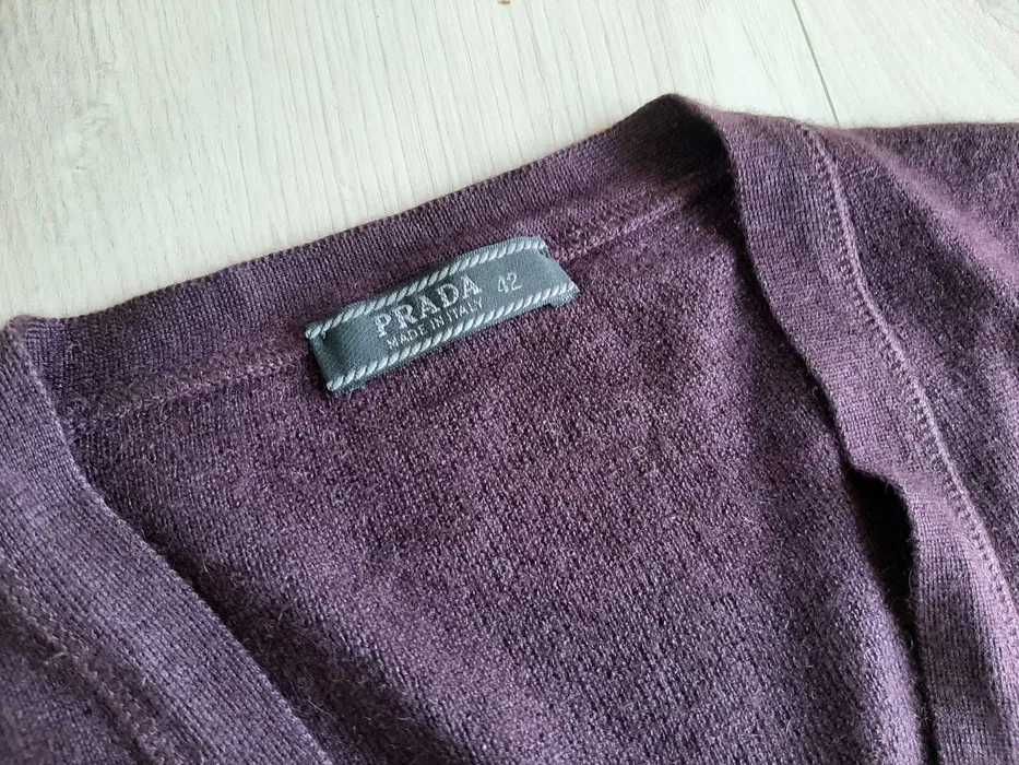Sweterek, bluzka śliwkowa Prada 38