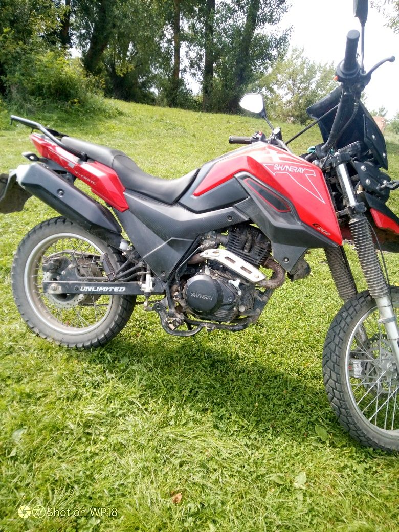 Продам мотоцикл шинрей 200