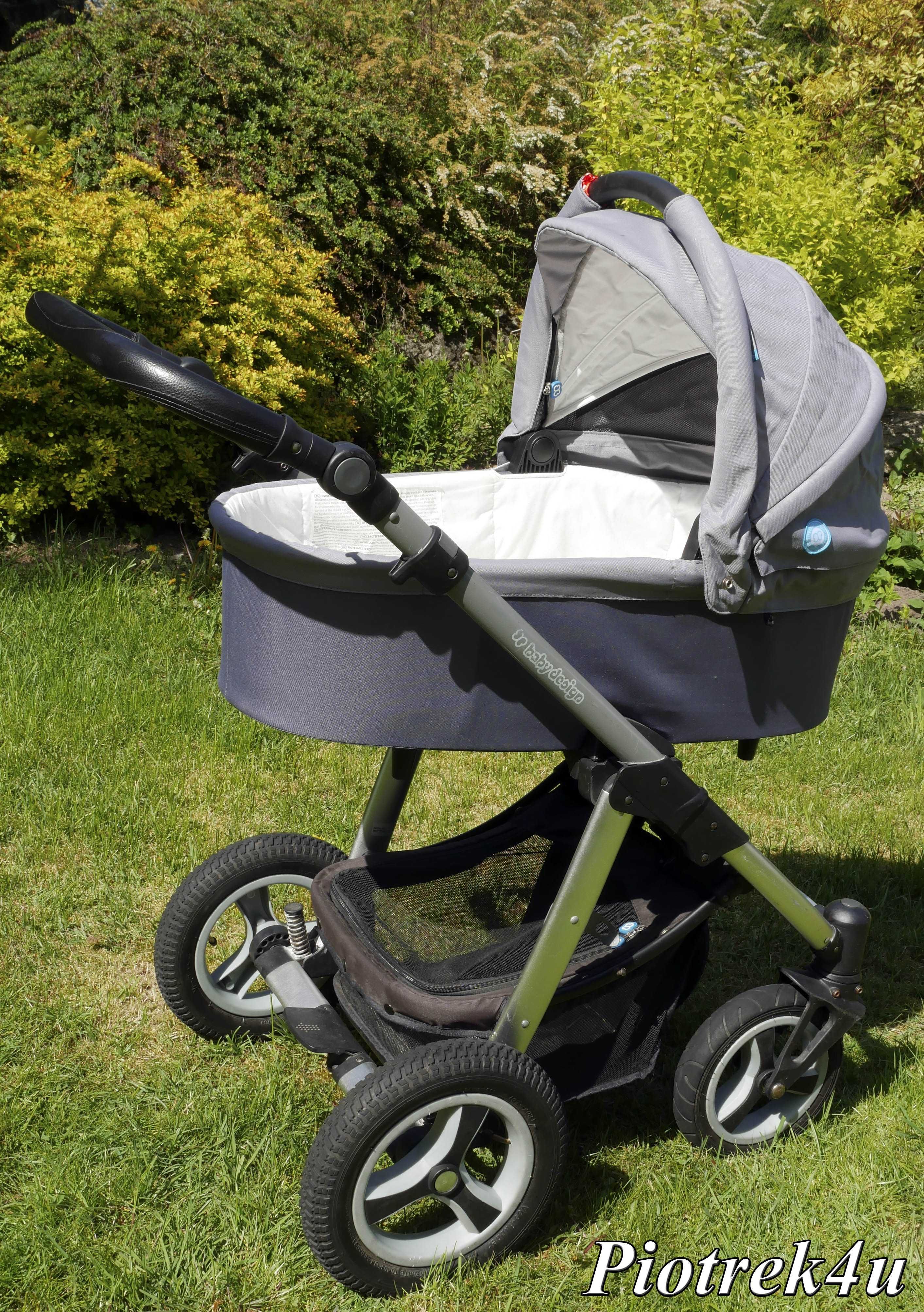 Wózek dziecięcy Baby Design 2w1 (spacerówka i gondola) *Croozer ready!