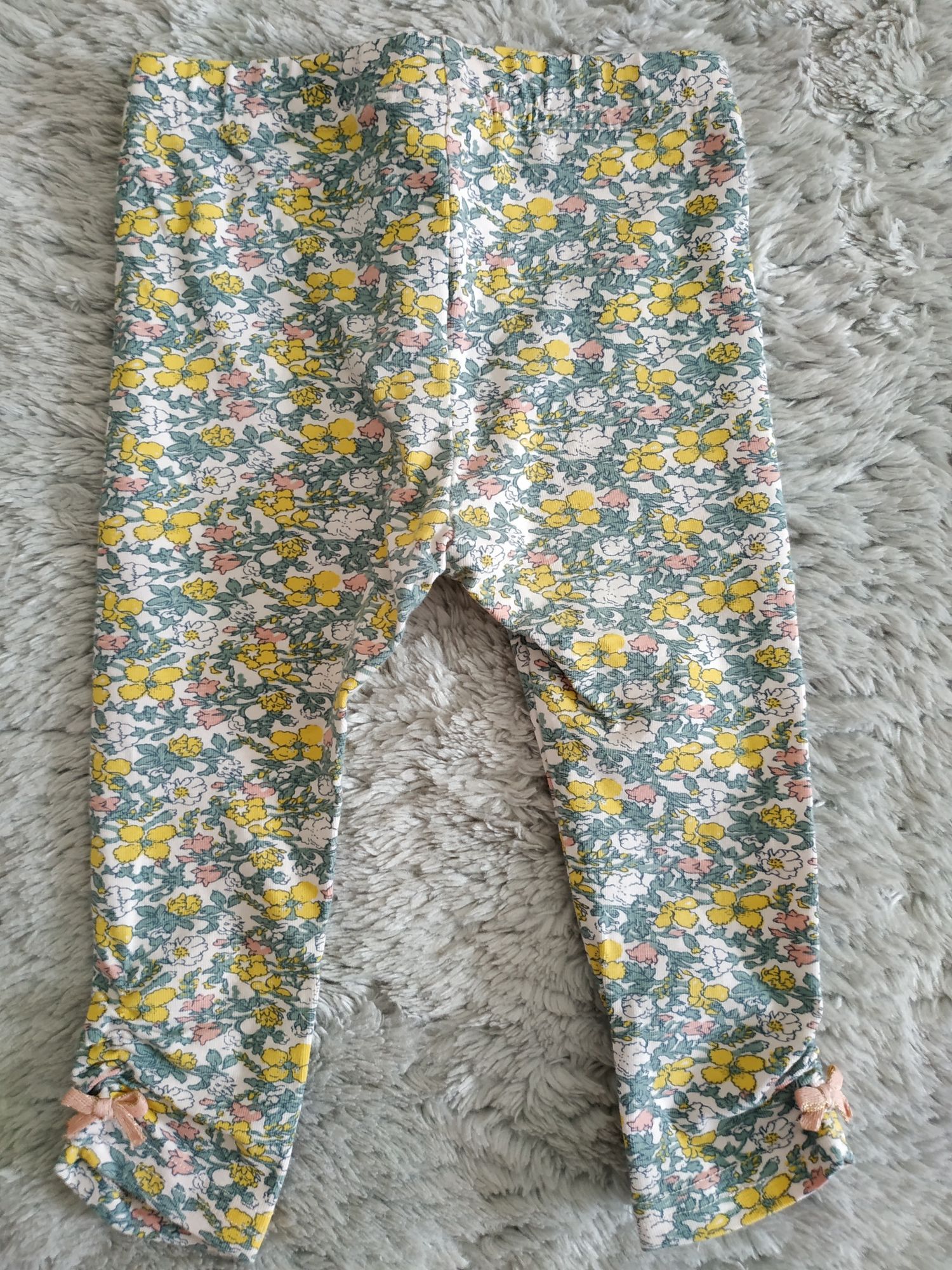 Legginsy dla dziewczynki/kwiatki/Coccodrillo/r.74