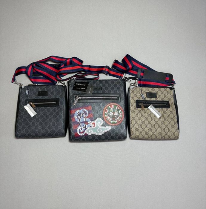 Сумка барсетка серез плече гучі гучи Gucci чоловіча