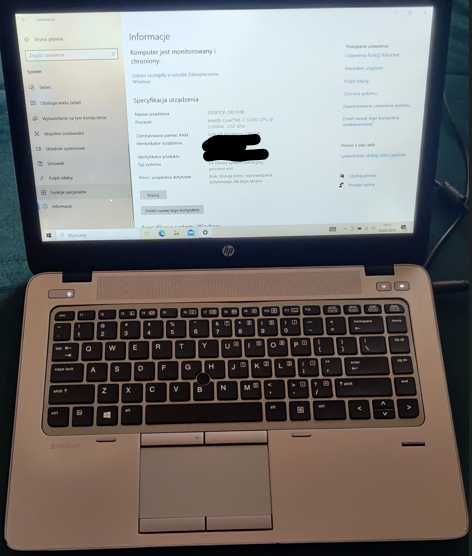 Laptop HP Elite Book 840 8GBRAM W10 Home I7-5600U CPU SSD 256GB.