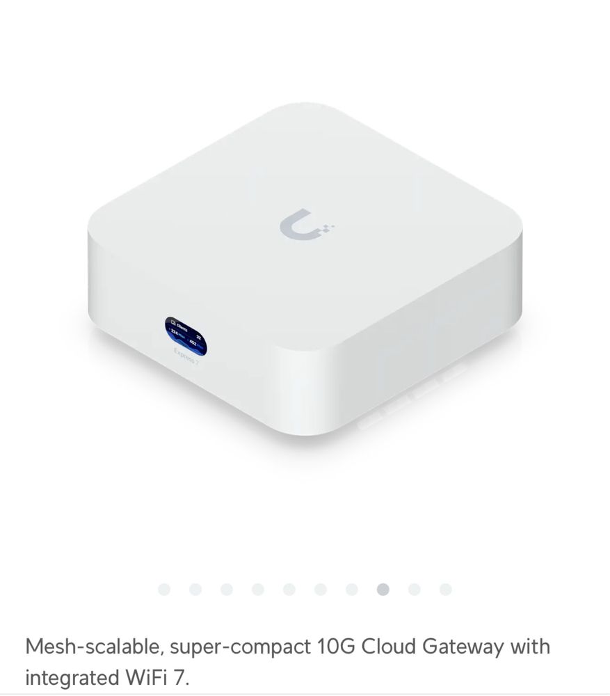 Unifi express 7 com menos de um mes de uso