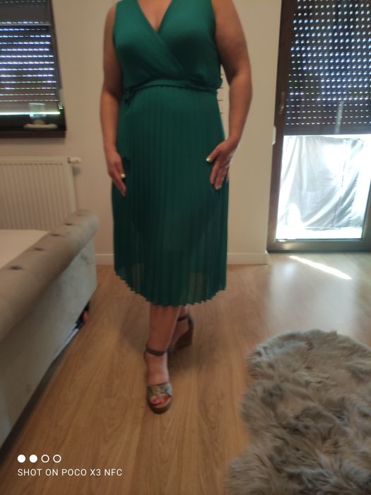 Sukienka damska plisowana