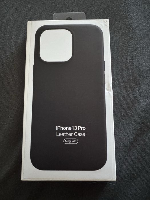 Iphone 13 pro etui magsafe skórzane czarne