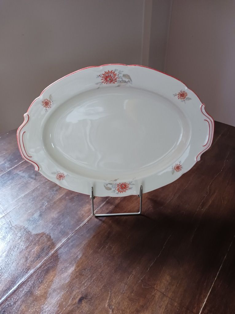 Patera, półmisek porcelana Czechosłowacja Victoria art deco.