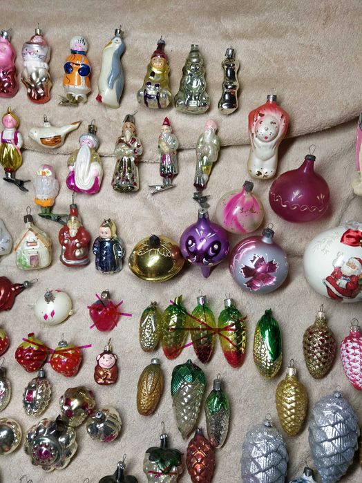 Ёлочные игрушки СССР Christmas tree decorations USSR Ялинкові прикраси