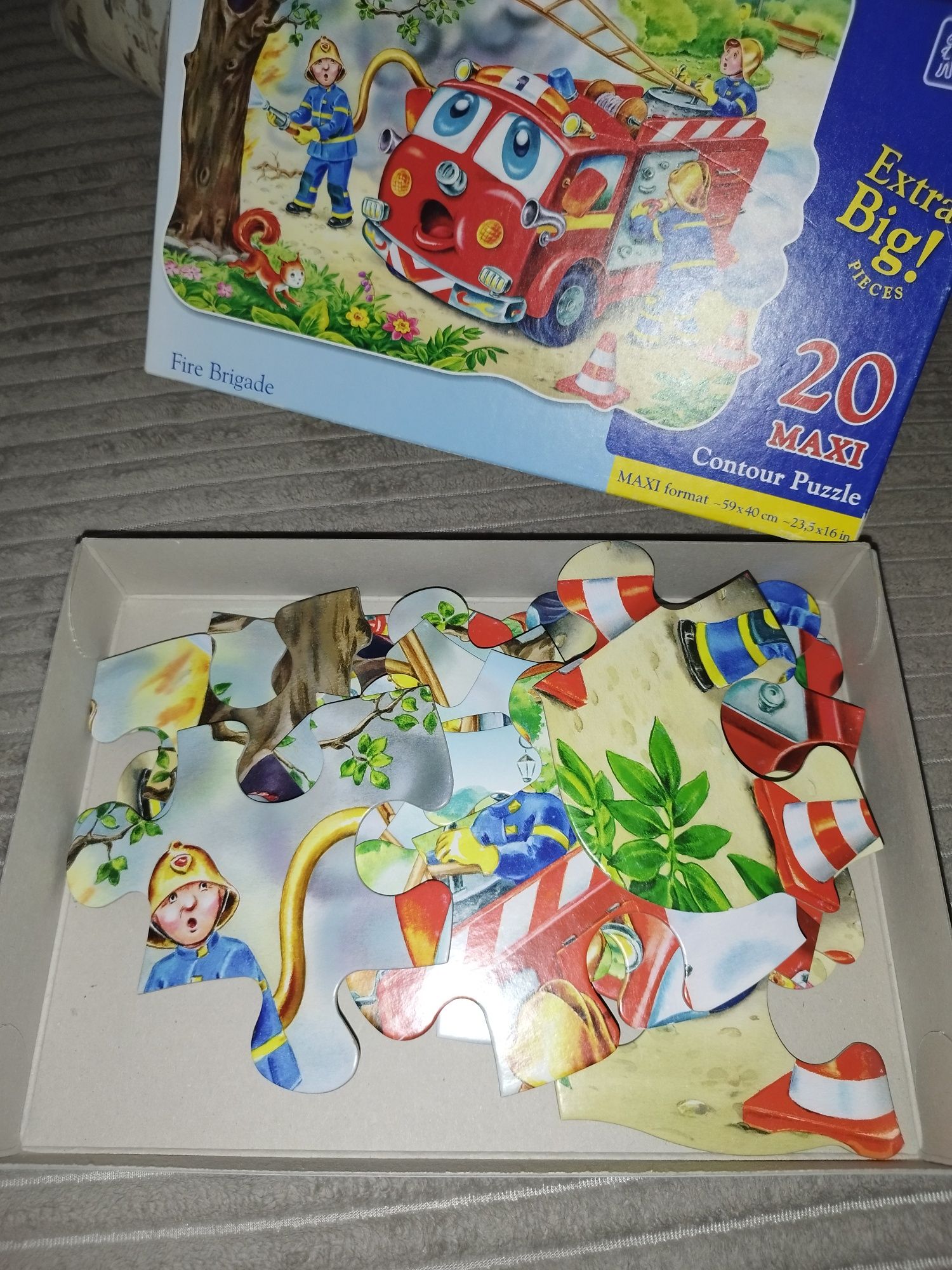 Puzzle 20 maxi Castorland straż pożarna