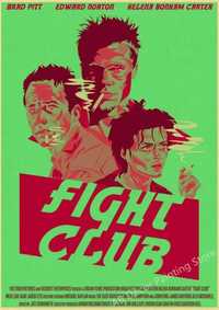 PIĘKNY plakat filmowy vintage FIGHT CLUB