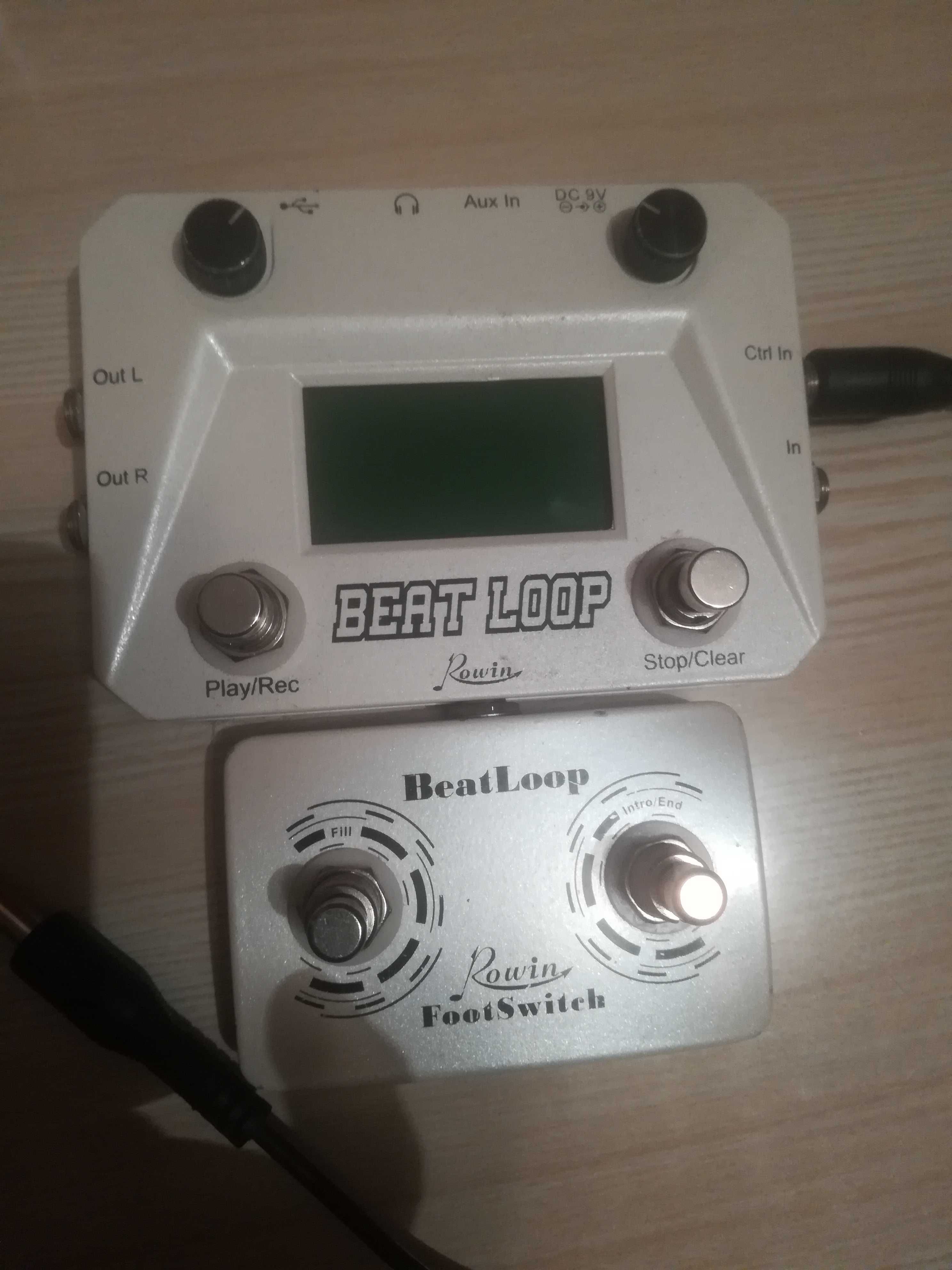 Лупер Beat Loop (Rowin) для гітари. З барабанними ритмами